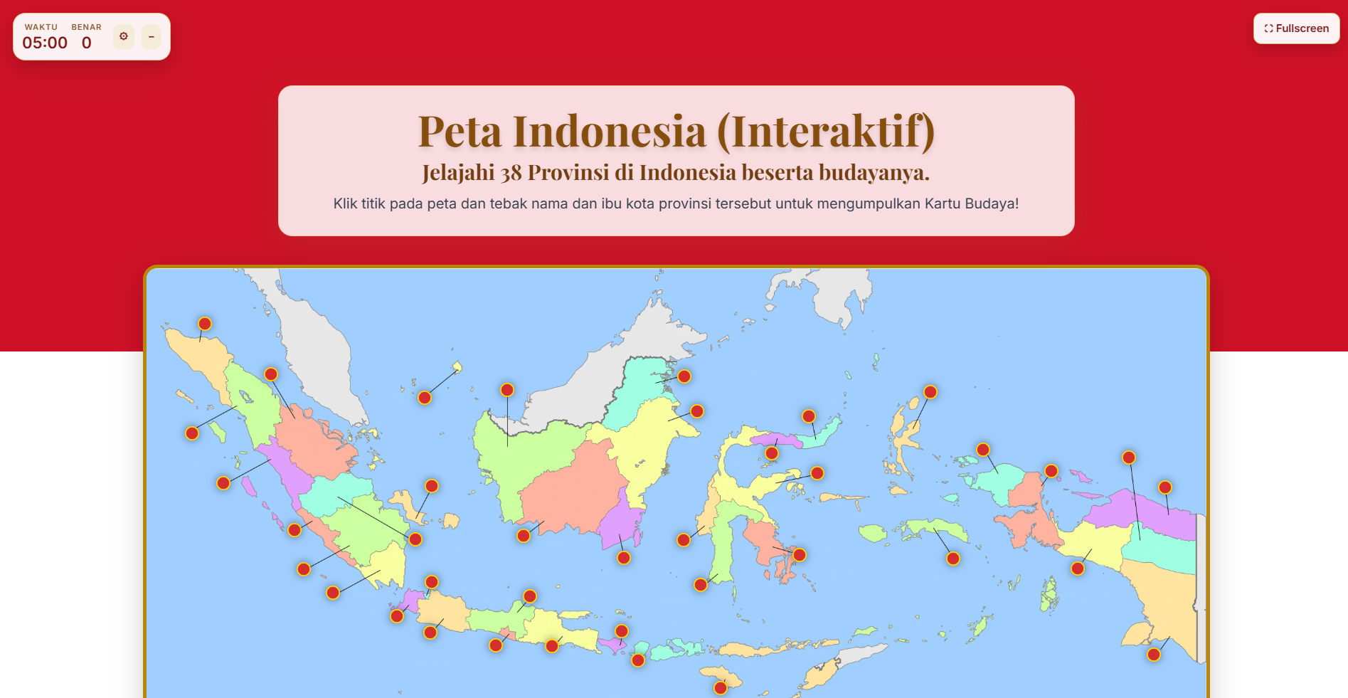 Screenshot Peta Interaktif